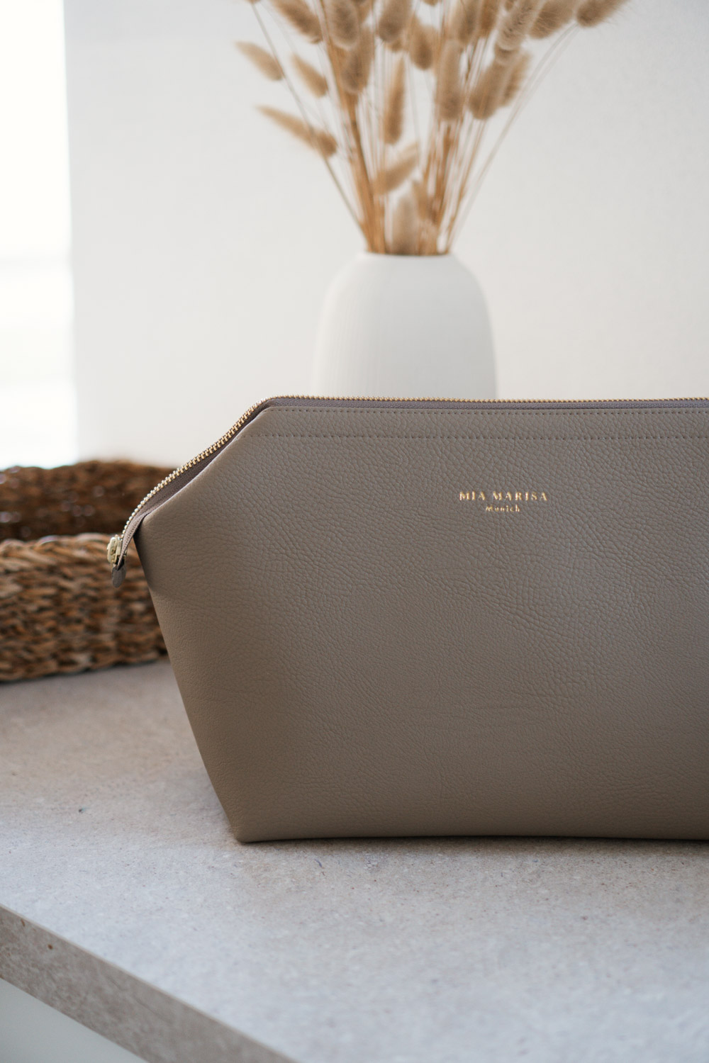 Große Kosmetiktasche mit Innenfächern – Geschenk für Frauen